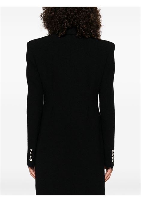 Black jewel-buttoned coat Alessandra Rich - women ALESSANDRA RICH | FABX4158F35930900